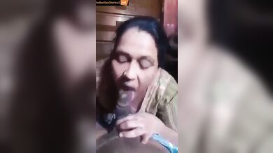 Indian Aunty Sucking Fucking Scandal Secret Lover