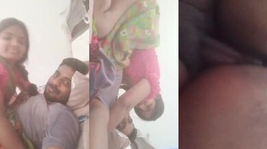 Nagpuri hot newwed wife romantically riding hubbys dick